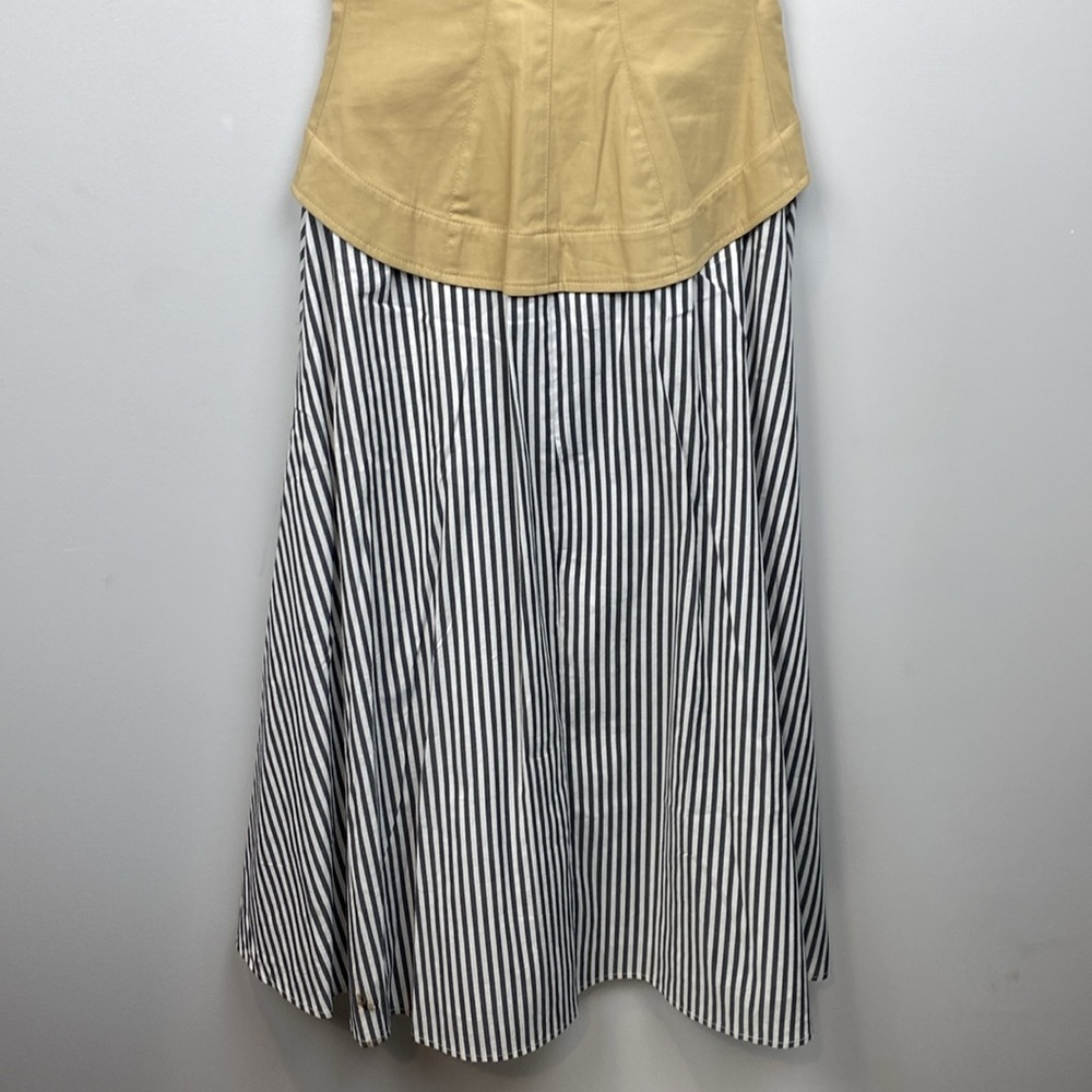 STAUD • RARE FIND • Sanara Safari Style Two-Tone Dress *Flaw* - Picture 5 of 16